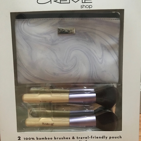 Brush and makeup bag gift set holiday set Christmas gift - Picture 2 of 3